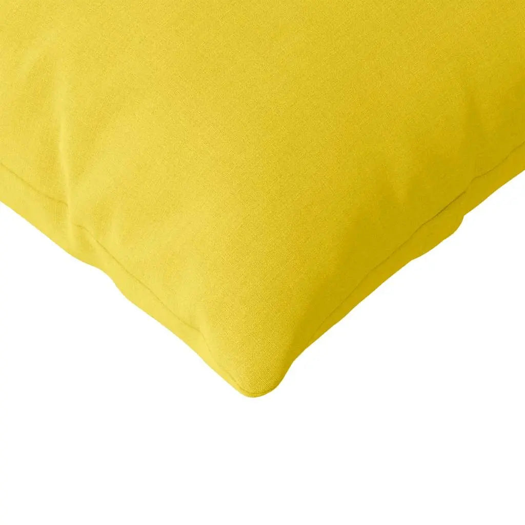 vidaXL Sofa Pillows 2 pcs Light Yellow 200 x 40 cm Fabric Lucy And Phil Academy Lucy And Phil Academy