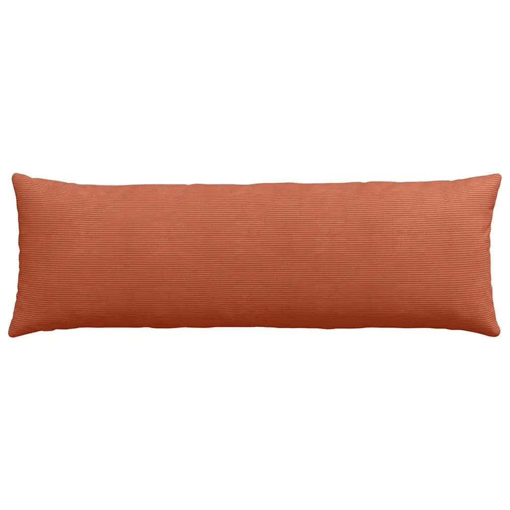 vidaXL Sofa Pillows 2 pcs Red Orange 120 x 40 cm Corduroy Fabric Lucy And Phil Academy Lucy And Phil Academy