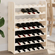 vidaXL Wine Rack 67.5x25x87 cm Solid Wood Pine Lucy And Phil Academy Lucy And Phil Academy